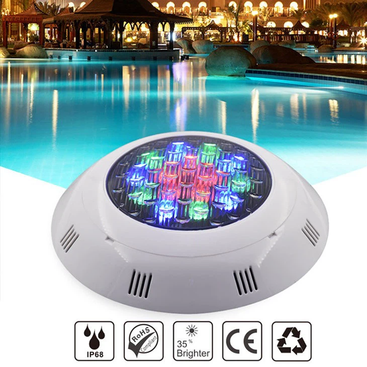 12V 45W RGB LED-poollampor för simning