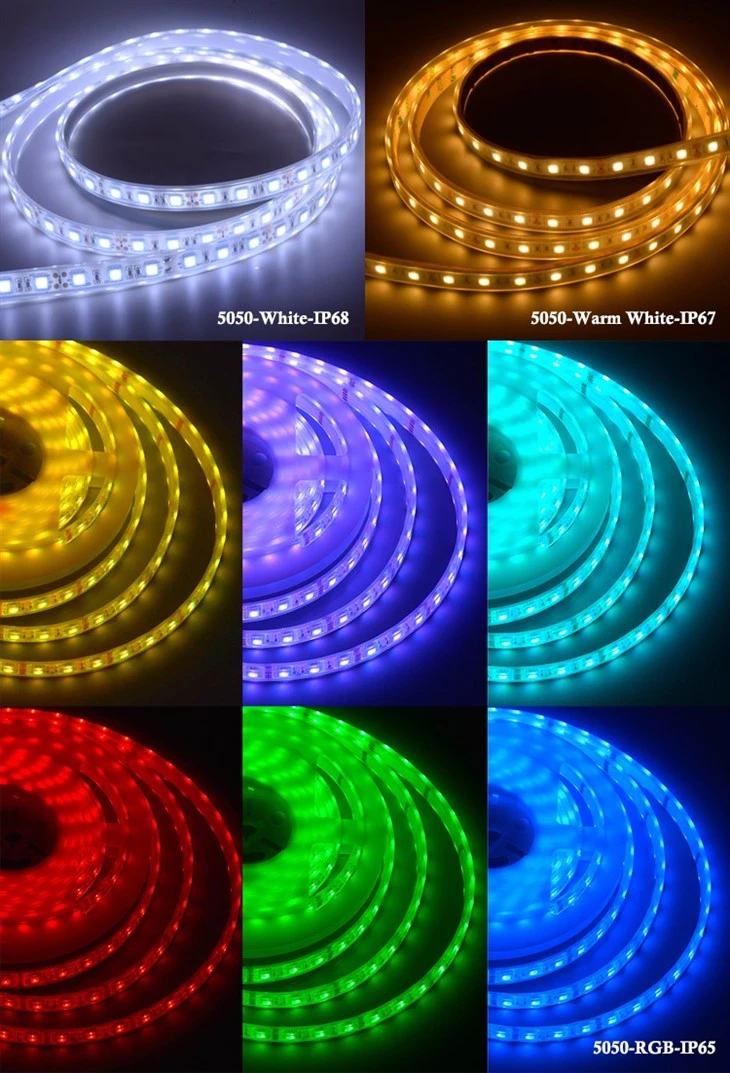 5050 12V RGB Color Changing LED Strip Light