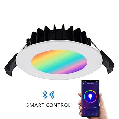 Flerfärgade downlights