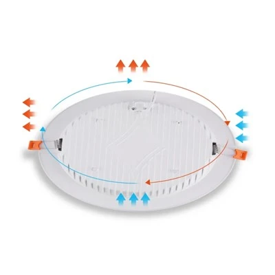 Ultratunna infällda LED-dimbara taklampor