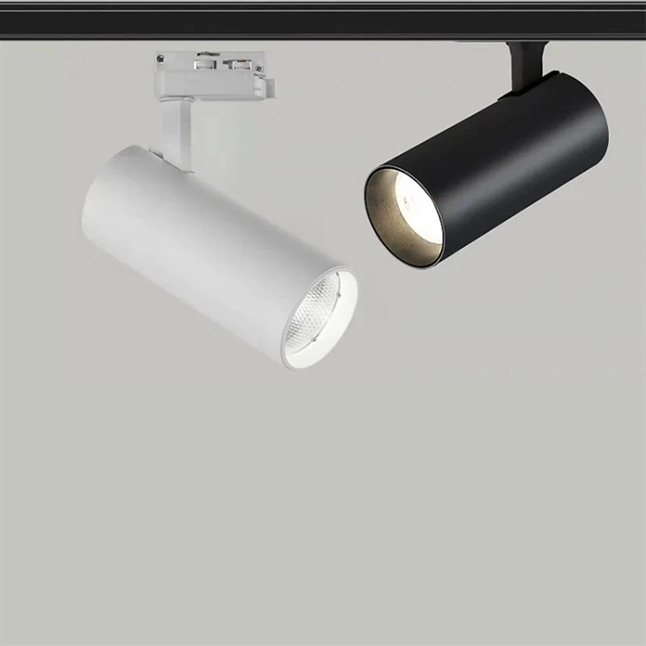 black and gold track lighting