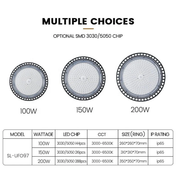 High-temperature Resistant UfO High Bay Lights manufacturers