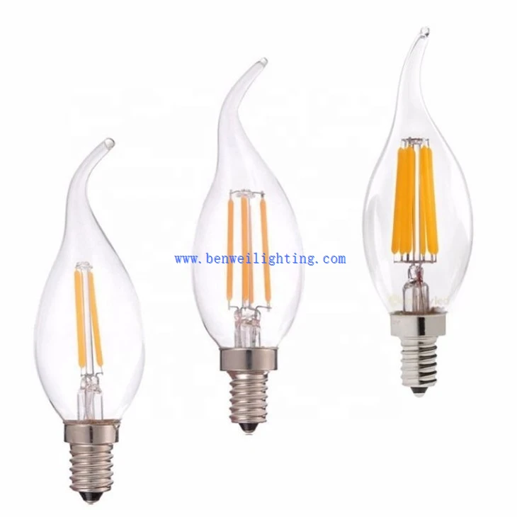 Led Filament Candle Bulb Light
