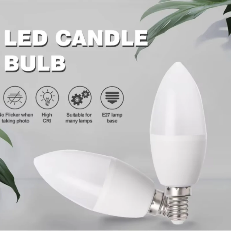 E27 B22 E14 Raw Material Led Candle Bulb Lighting E27 B22 E14 Raw Material Led Candle Bulb Lighting