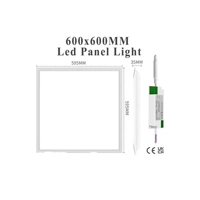 Led Flat Panel Light 220-277V 6100K 15W
