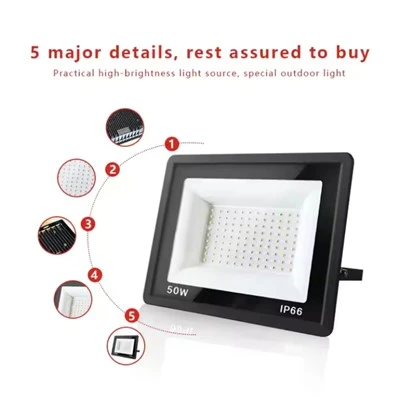 Led Outdoor Flood Light Vattentät 100W 150W