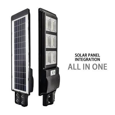 Solar gatubelysning med batteri IP66